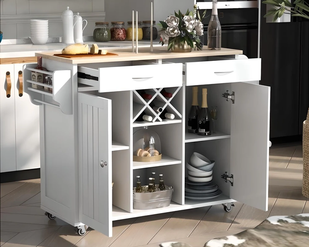 moving kitchen island