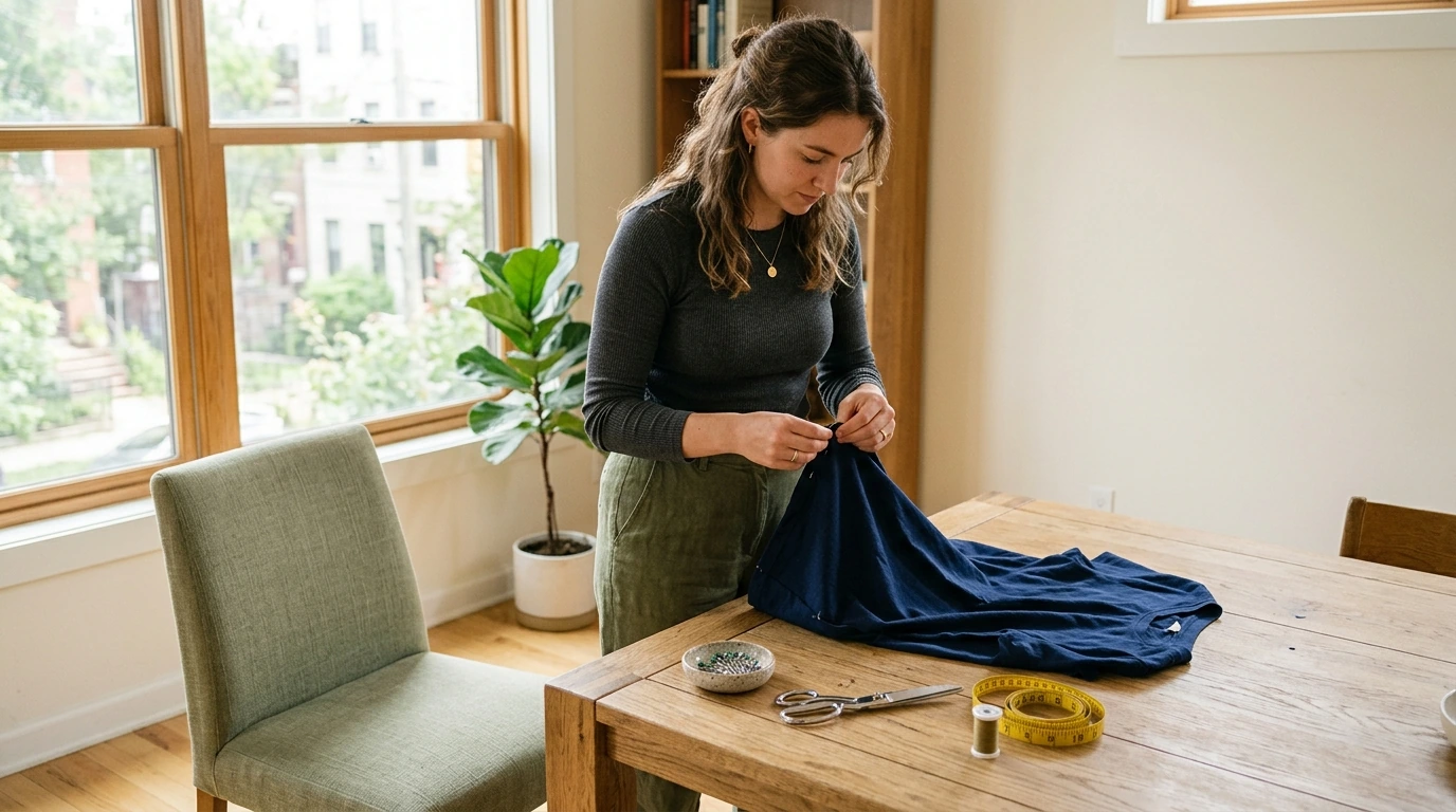 How to Shorten a Top That's Too Long: 5 Easy Ways