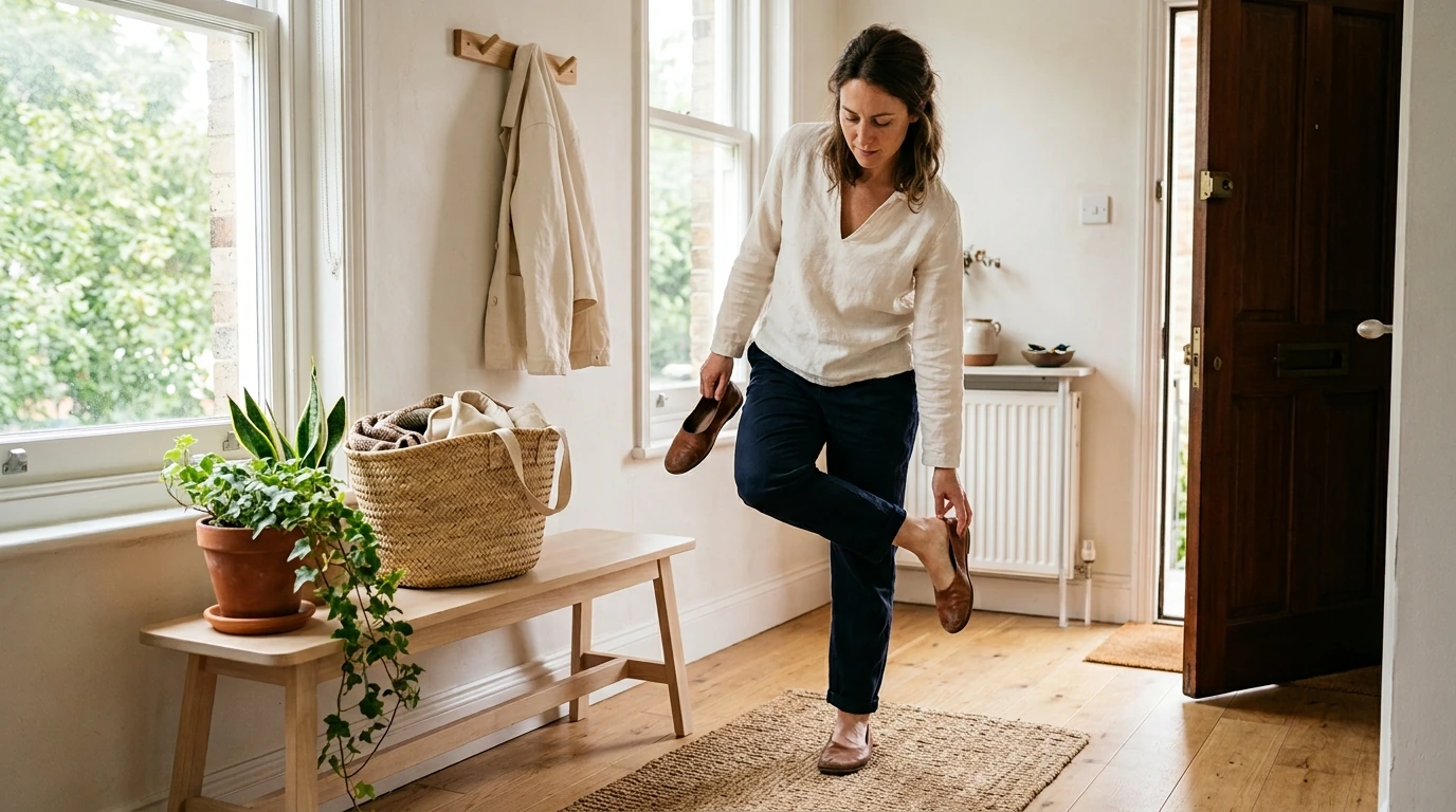 How to Style a Linen V-Neck Long-Sleeved Shirt