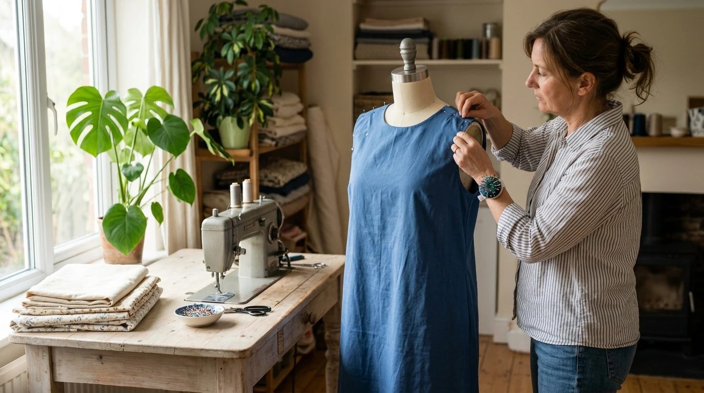How to Alter Sleeveless Dress Shoulders for a Better Fit