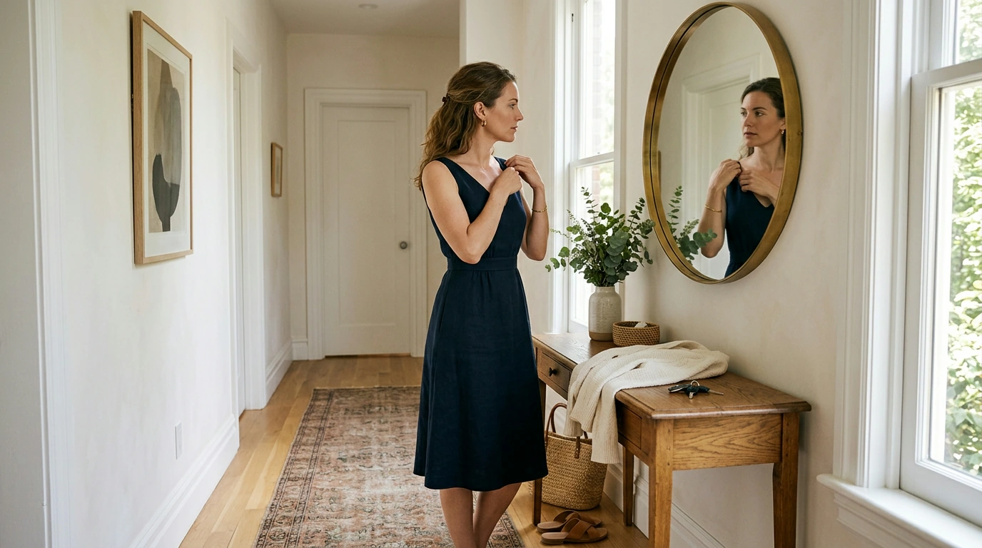 How to Make Arms Look Better in a Sleeveless Dress