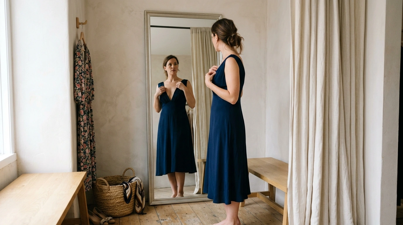 What Is a Dress That Shows Cleavage Called?