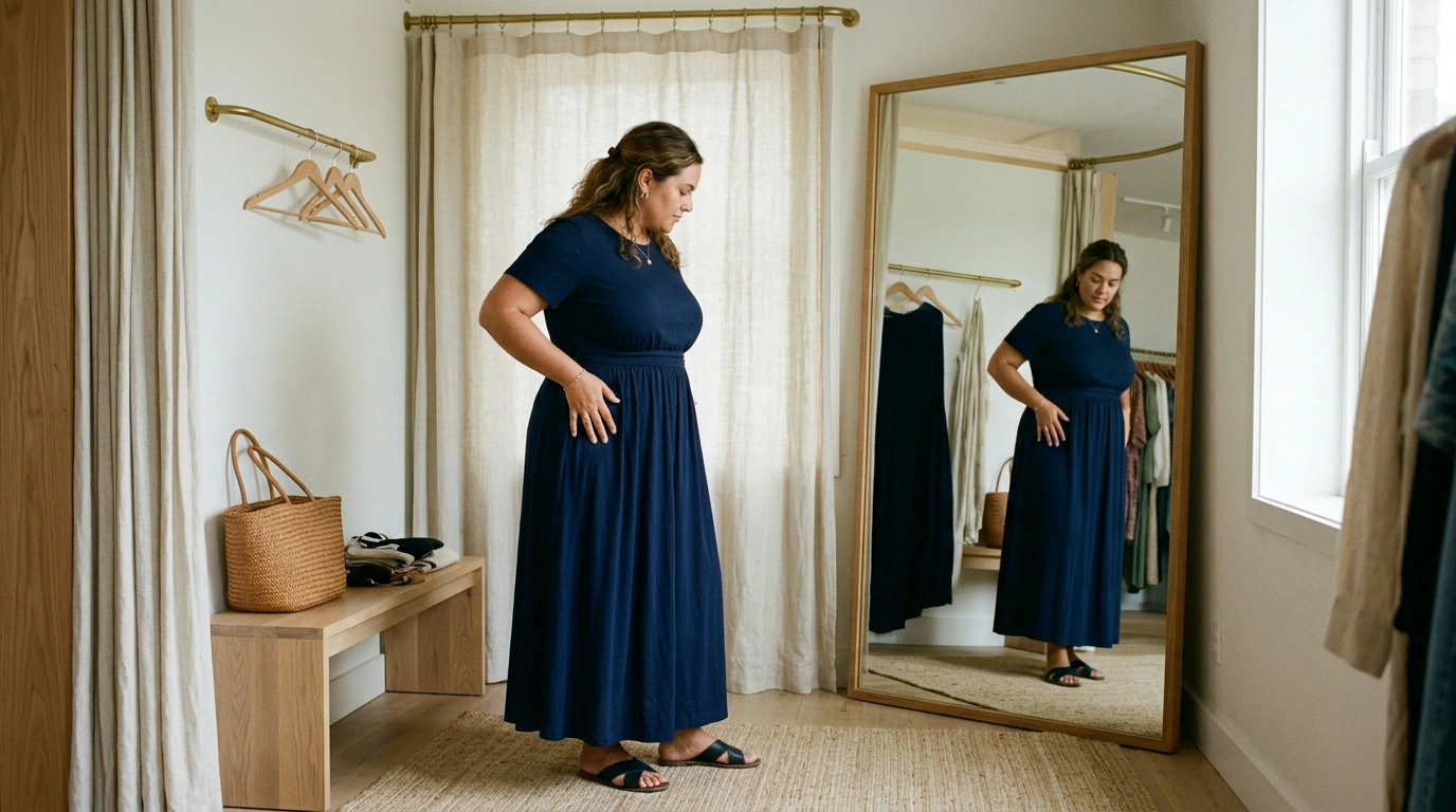 Which Maxi Dresses Create a Slimmer-Looking Silhouette?